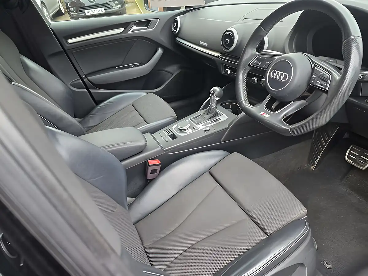 Used 2018 Audi A3 Black Edition Black - Interior and Exterior details 12