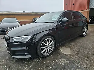 Used 2018 Audi A3 Black Edition Black - Interior and Exterior details 3
