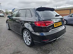 Used 2018 Audi A3 Black Edition Black - Interior and Exterior details 8