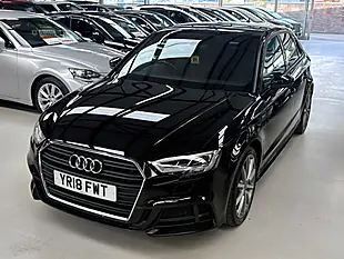 Used 2018 Audi A3 Black Edition Black - Interior and Exterior details 11