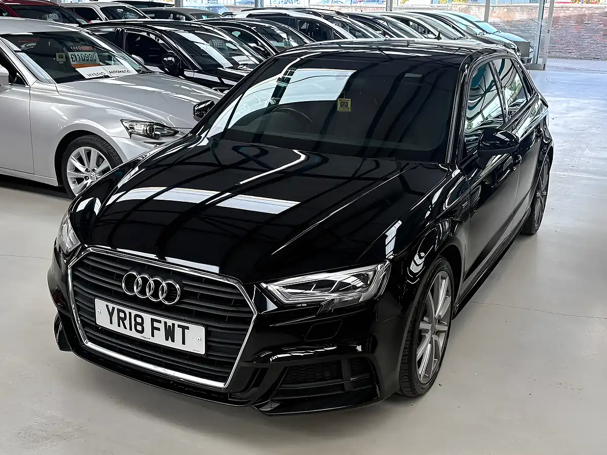 Used 2018 Audi A3 Black Edition Black - Interior and Exterior details 11