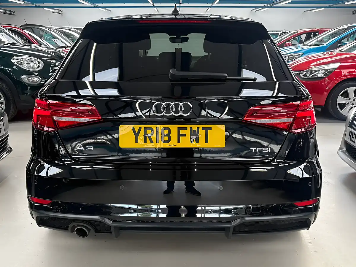 Used 2018 Audi A3 Black Edition Black - Interior and Exterior details 12