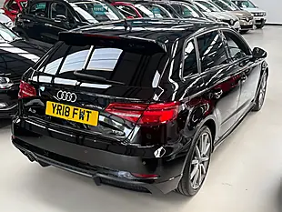 Used 2018 Audi A3 Black Edition Black - Interior and Exterior details 13
