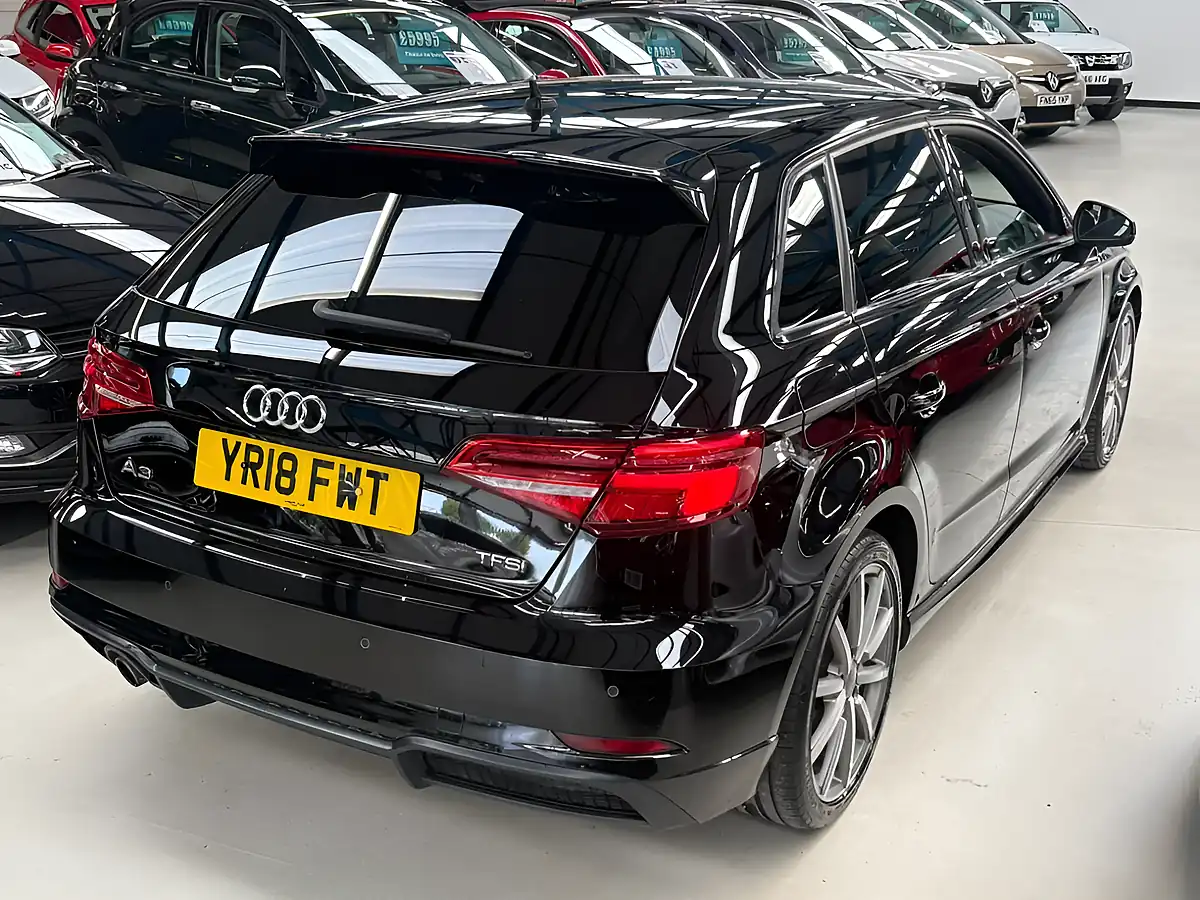 Used 2018 Audi A3 Black Edition Black - Interior and Exterior details 13