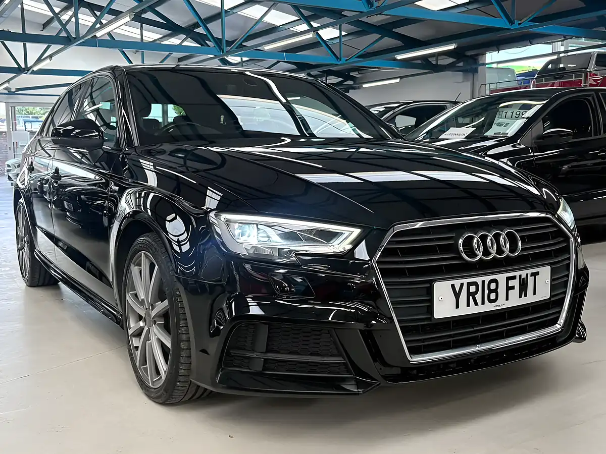 Used 2018 Audi A3 Black Edition Black - Interior and Exterior details 2