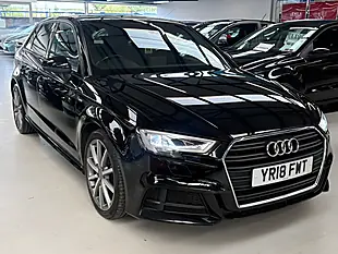 Used 2018 Audi A3 Black Edition Black - Interior and Exterior details 6