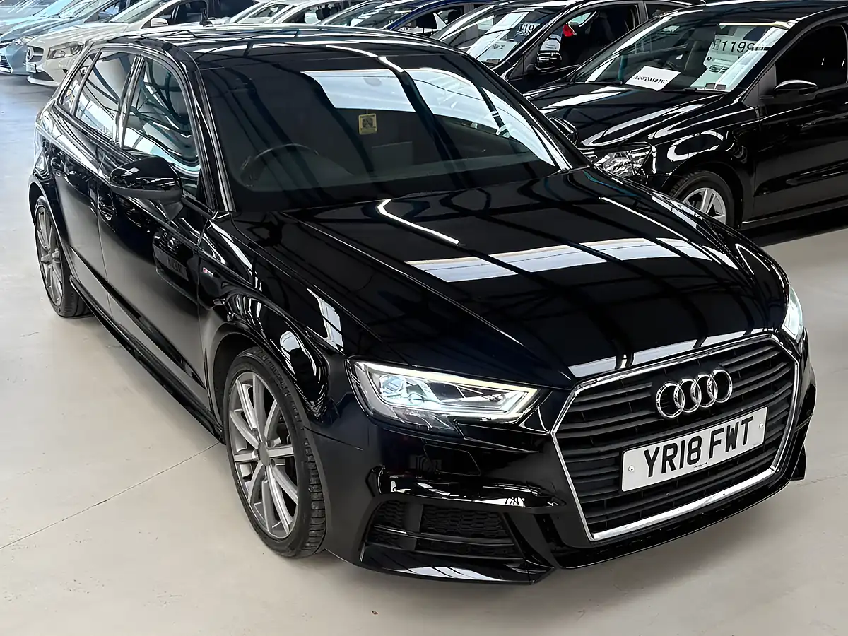 Used 2018 Audi A3 Black Edition Black - Interior and Exterior details 8