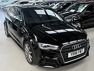 Used 2018 Audi A3 Black Edition Black - Interior and Exterior details 9