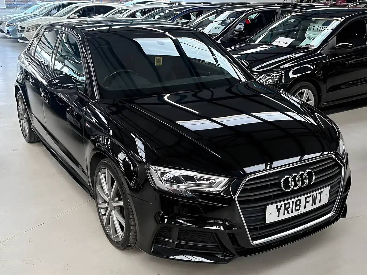 Used 2018 Audi A3 Black Edition Black - Interior and Exterior details 9