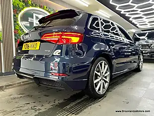Used 2018 Audi A3 Black Edition Blue - Interior and Exterior details 10