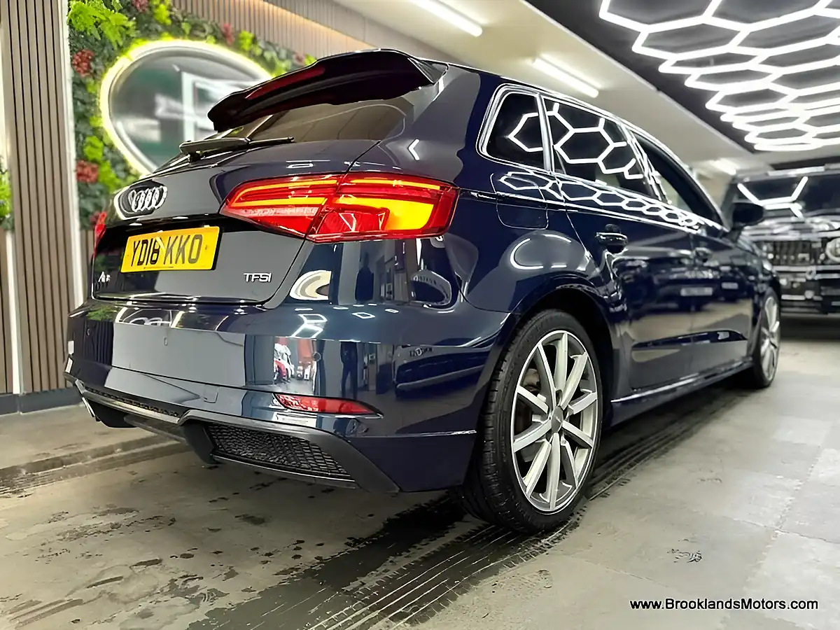 Used 2018 Audi A3 Black Edition Blue - Interior and Exterior details 10