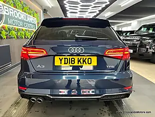 Used 2018 Audi A3 Black Edition Blue - Interior and Exterior details 11