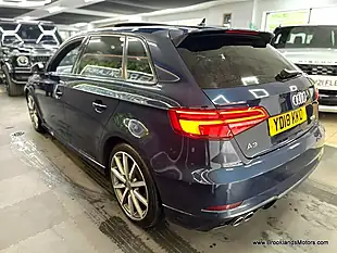 Used 2018 Audi A3 Black Edition Blue - Interior and Exterior details 12
