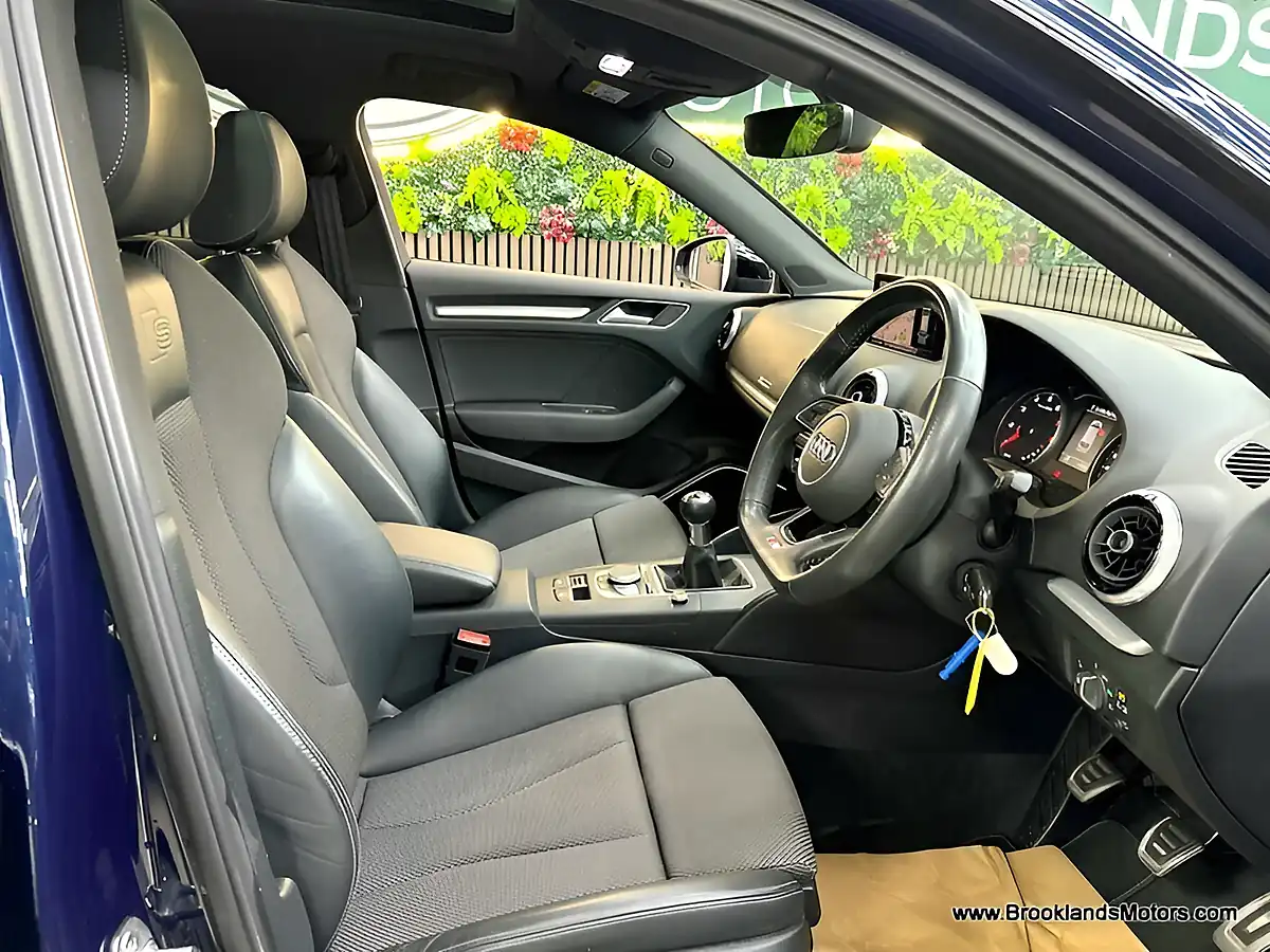 Used 2018 Audi A3 Black Edition Blue - Interior and Exterior details 16