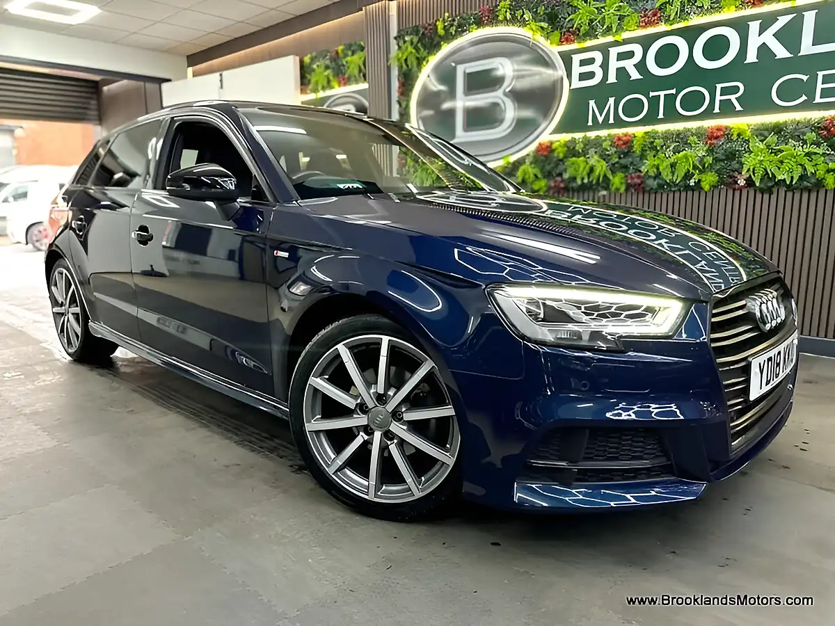 Used 2018 Audi A3 Black Edition Blue - Interior and Exterior details 4