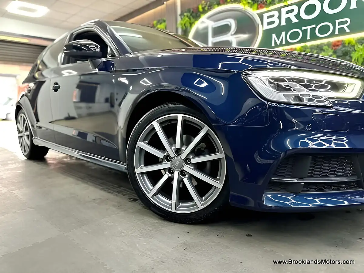 Used 2018 Audi A3 Black Edition Blue - Interior and Exterior details 6