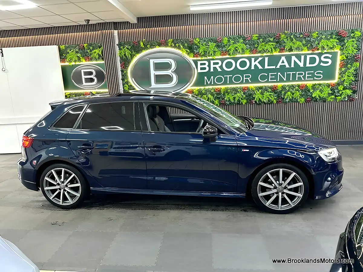 Used 2018 Audi A3 Black Edition Blue - Interior and Exterior details 8