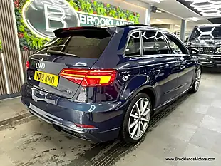 Used 2018 Audi A3 Black Edition Blue - Interior and Exterior details 9