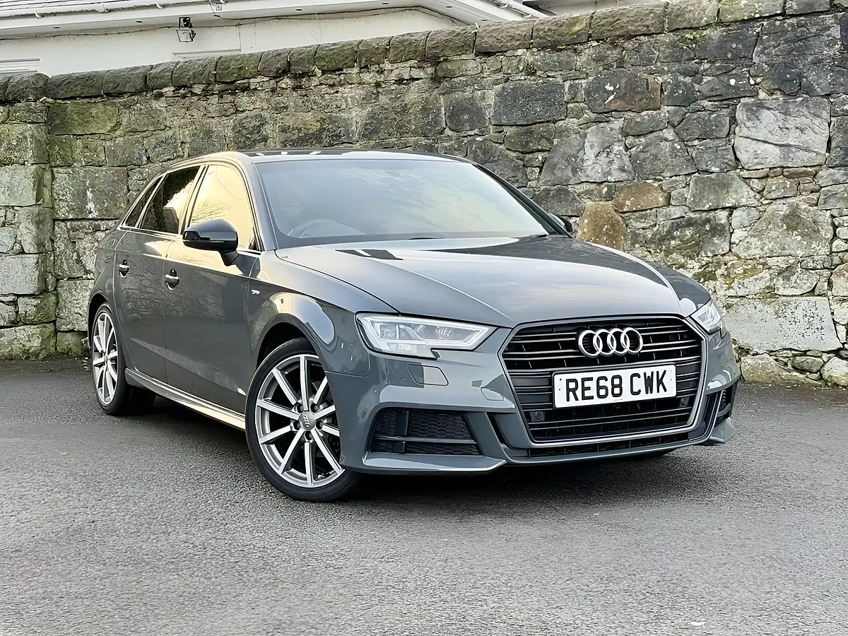 Used 2018 Audi A3 Black Edition Grey - Front View