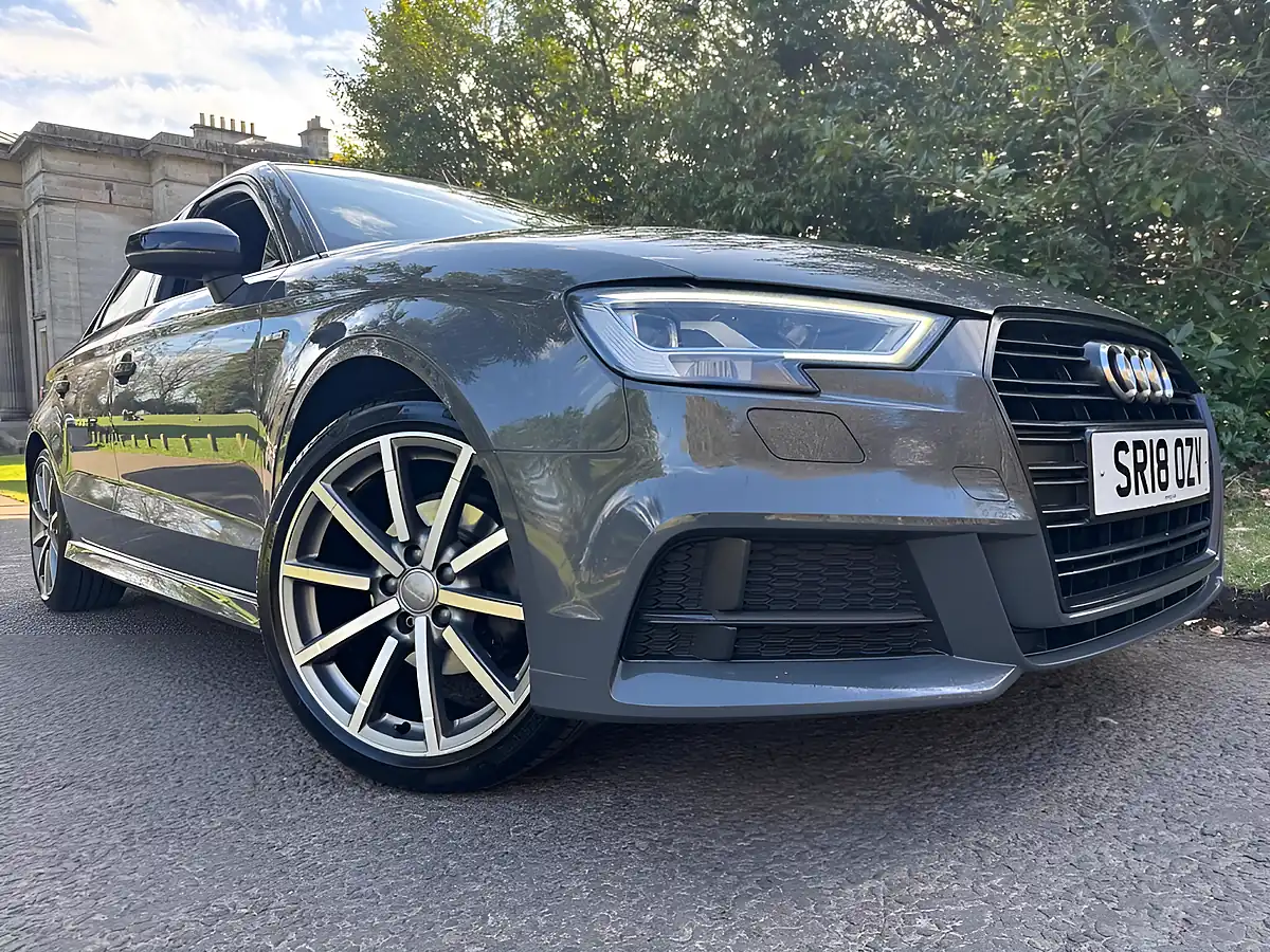 Used 2018 Audi A3 Black Edition Grey - Front View