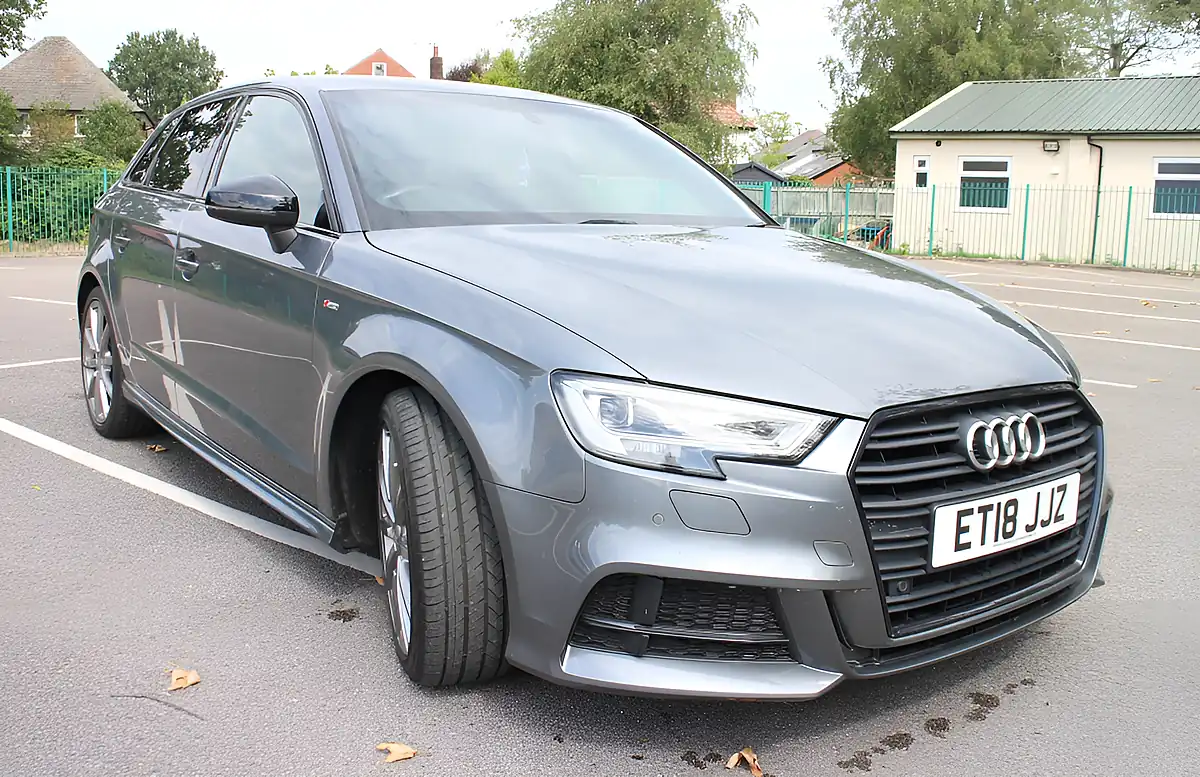 Used 2018 Audi A3 Black Edition Grey - Front View