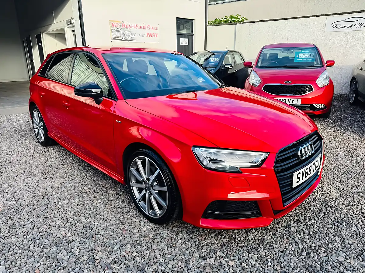 Used 2018 Audi A3 Black Edition Red - Interior and Exterior details 2
