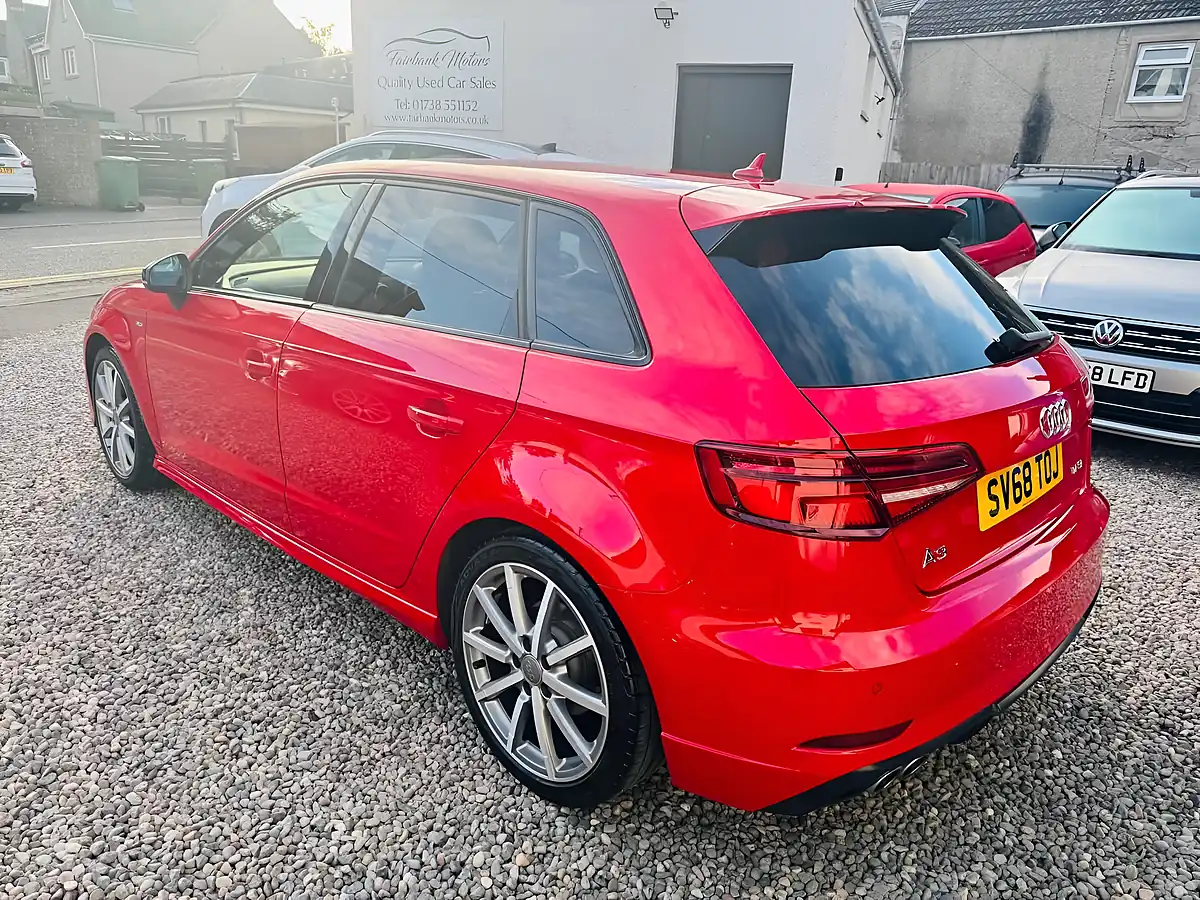 Used 2018 Audi A3 Black Edition Red - Interior and Exterior details 3