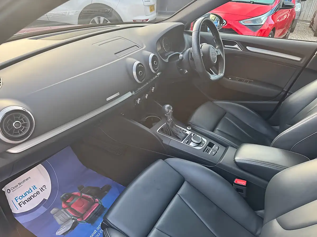 Used 2018 Audi A3 Black Edition Red - Interior and Exterior details 9