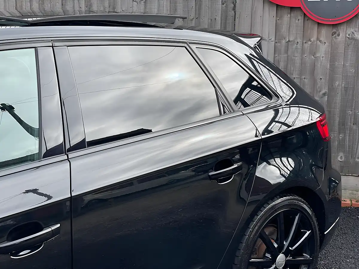 Used 2018 Audi A3 Black Edition Sportback Black - Interior and Exterior details 12