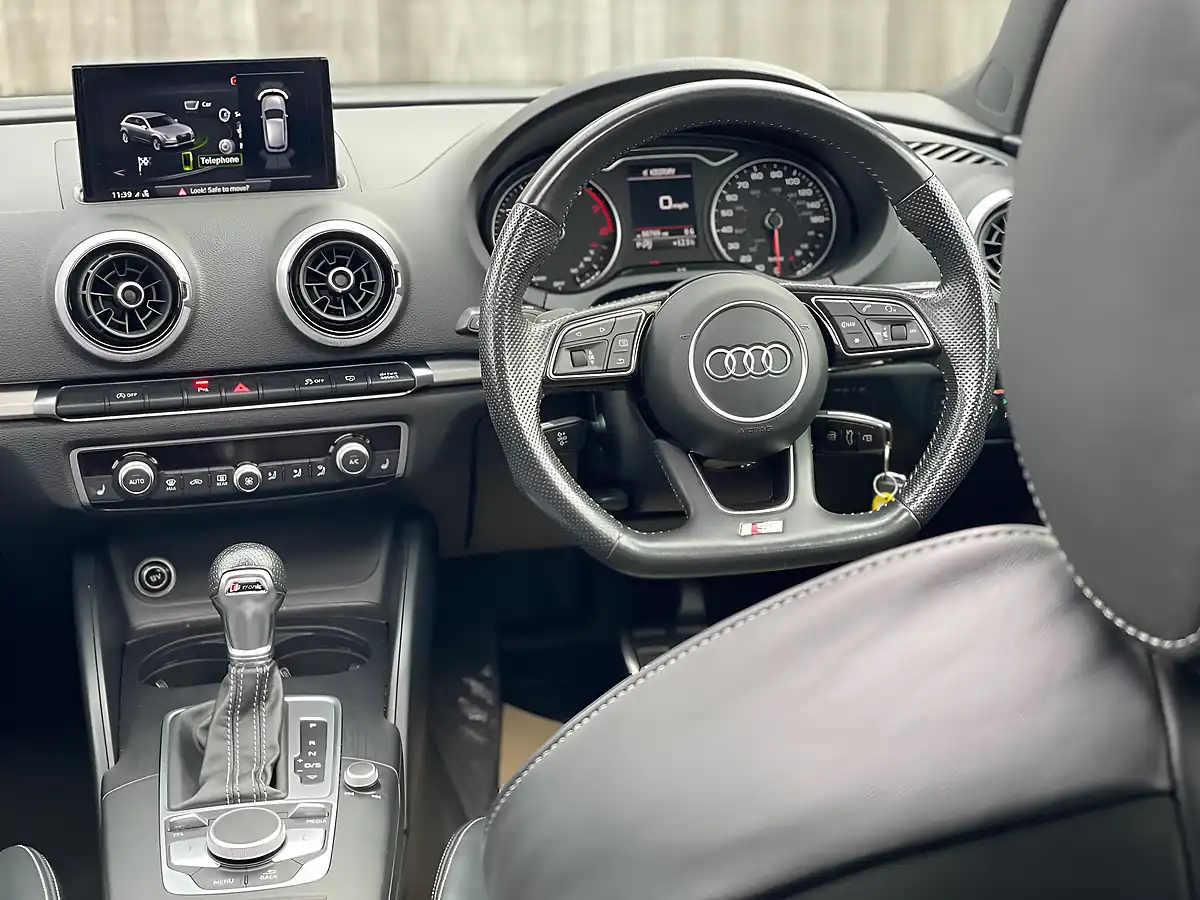 Used 2018 Audi A3 Black Edition Sportback Black - Interior and Exterior details 16