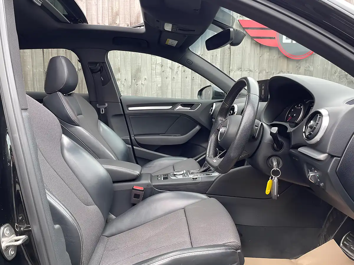 Used 2018 Audi A3 Black Edition Sportback Black - Interior and Exterior details 18
