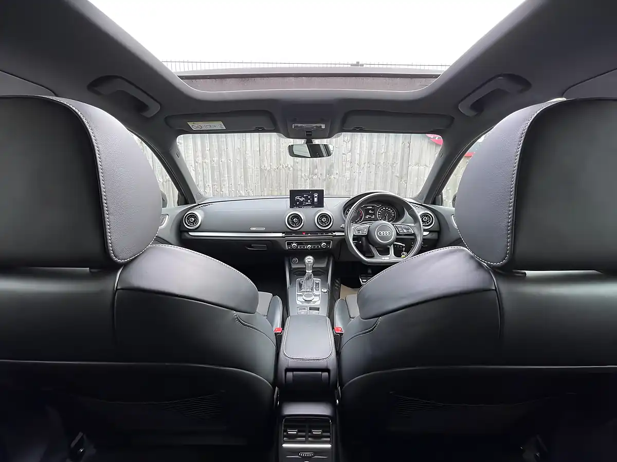 Used 2018 Audi A3 Black Edition Sportback Black - Interior and Exterior details 3