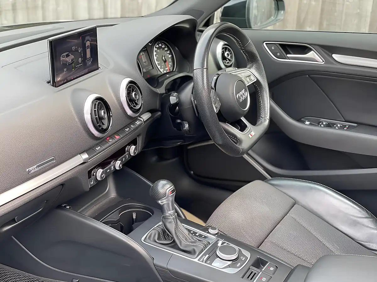Used 2018 Audi A3 Black Edition Sportback Black - Interior and Exterior details 4