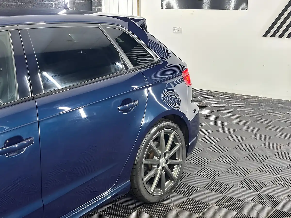 Used 2018 Audi A3 Black Edition Sportback Blue - Interior and Exterior details 17