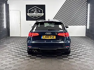 Used 2018 Audi A3 Black Edition Sportback Blue - Interior and Exterior details 3