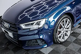 Used 2018 Audi A3 Black Edition Sportback Blue - Interior and Exterior details 11
