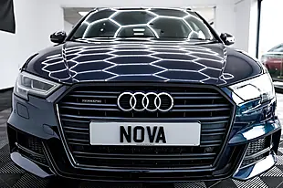 Used 2018 Audi A3 Black Edition Sportback Blue - Interior and Exterior details 8