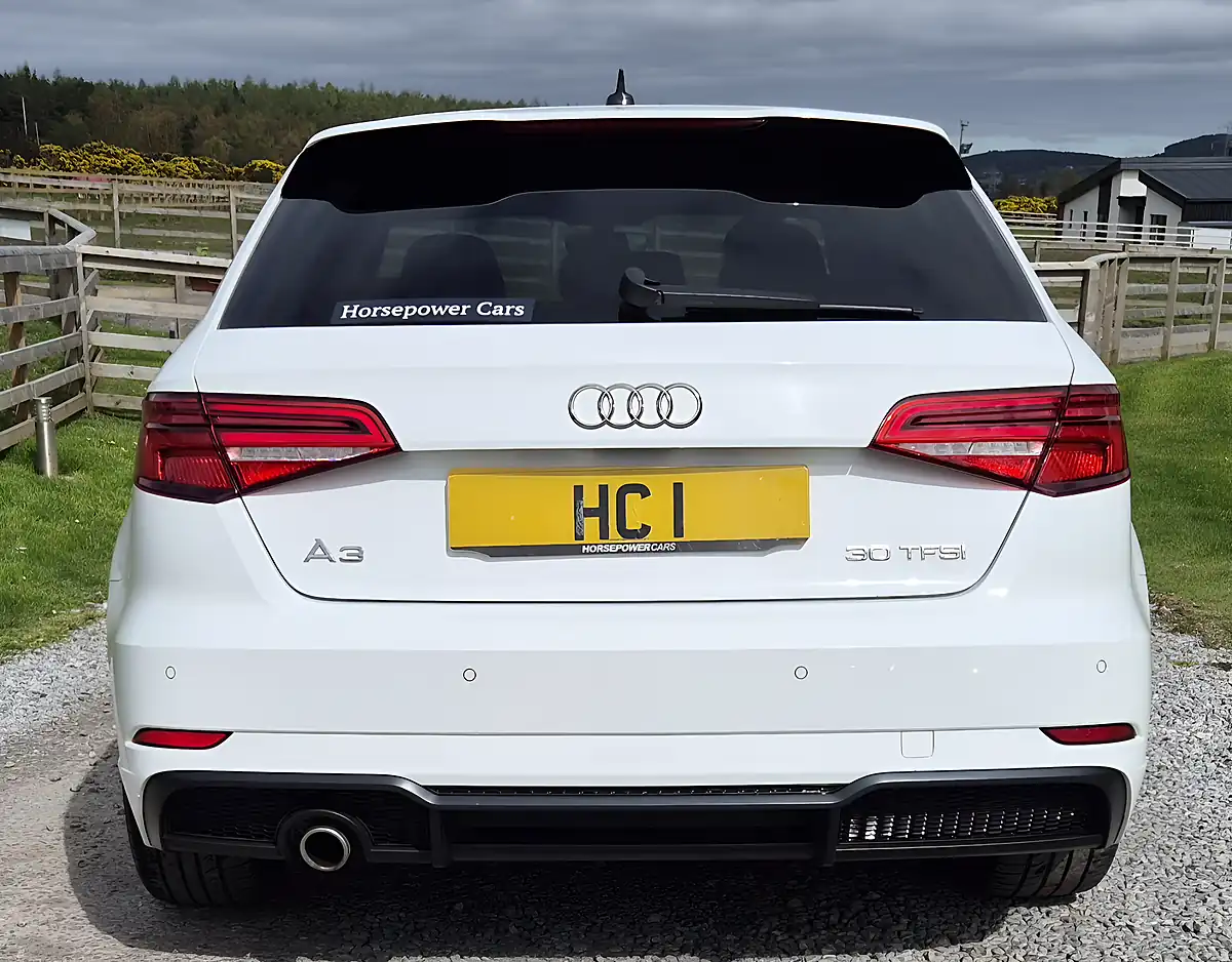 Used 2018 Audi A3 Black Edition White - Interior and Exterior details 5
