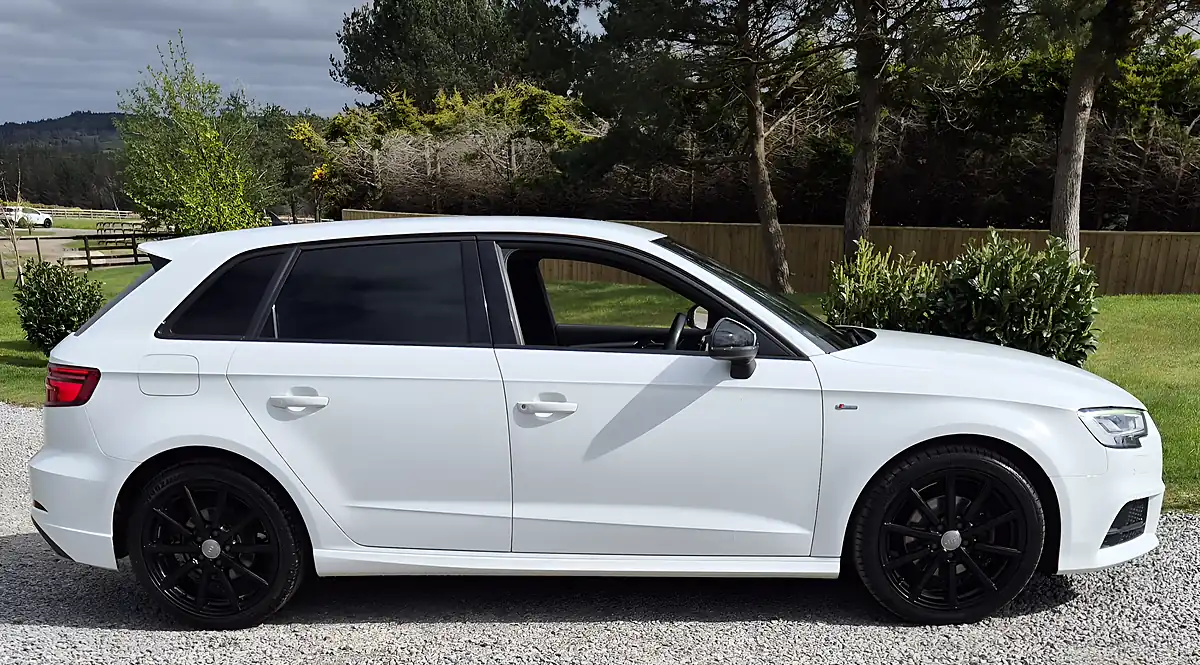 Used 2018 Audi A3 Black Edition White - Interior and Exterior details 6