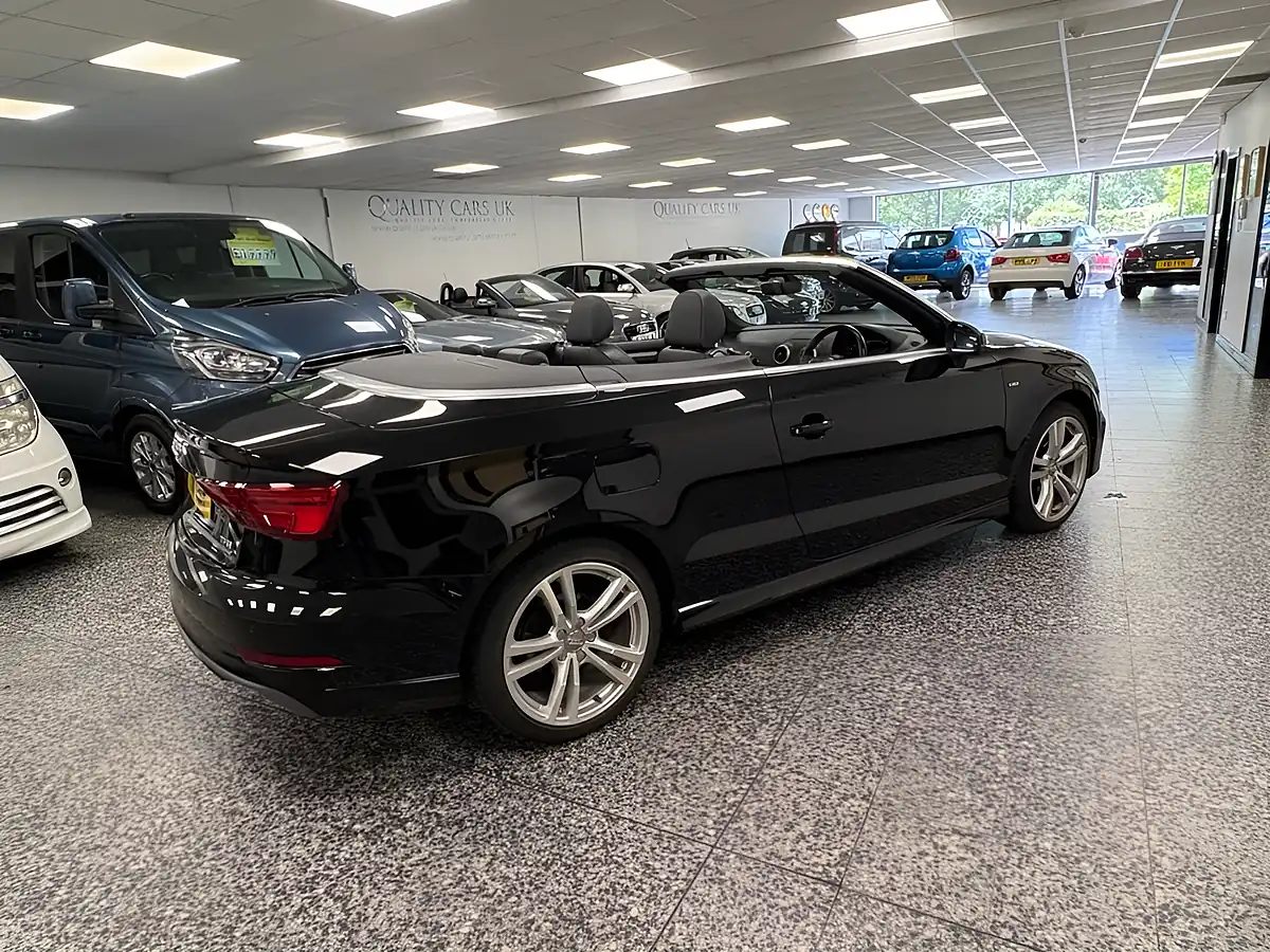 Used 2018 Audi A3 Cabriolet S Line Black - Interior and Exterior details 10