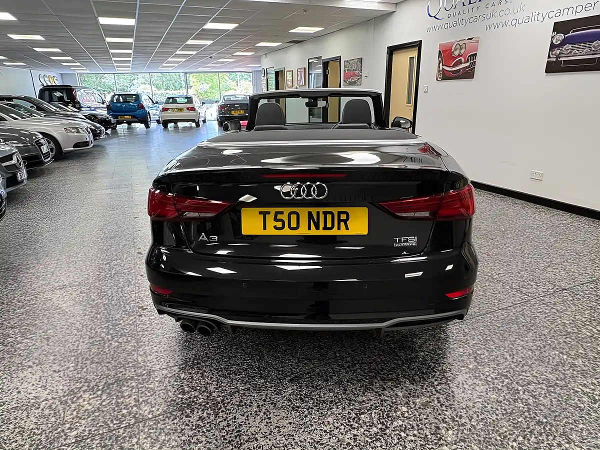 Used 2018 Audi A3 Cabriolet S Line Black - Interior and Exterior details 13