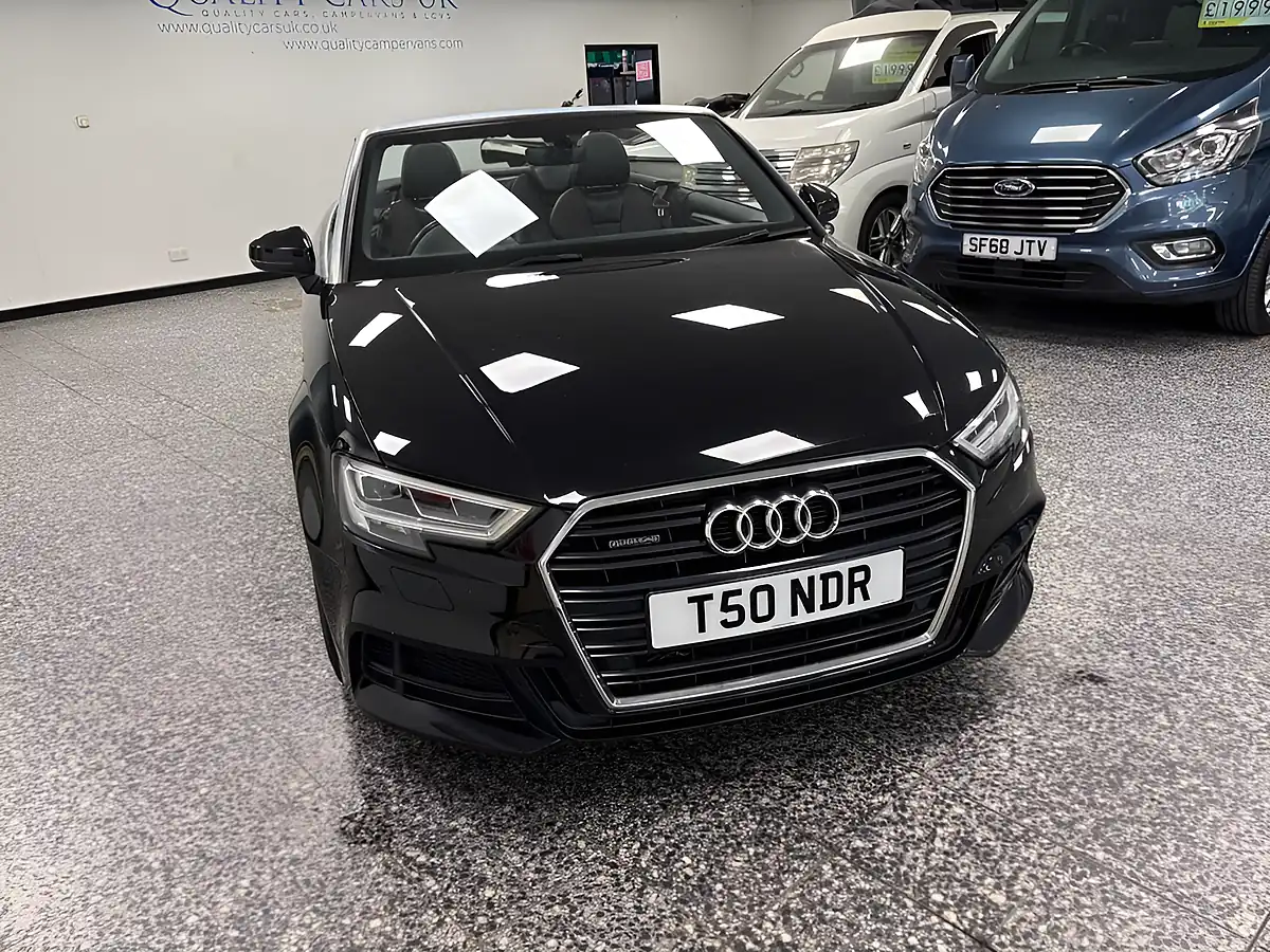 Used 2018 Audi A3 Cabriolet S Line Black - Interior and Exterior details 8