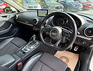 Used 2018 Audi A3 S Line Glacier White - Interior and Exterior details 14