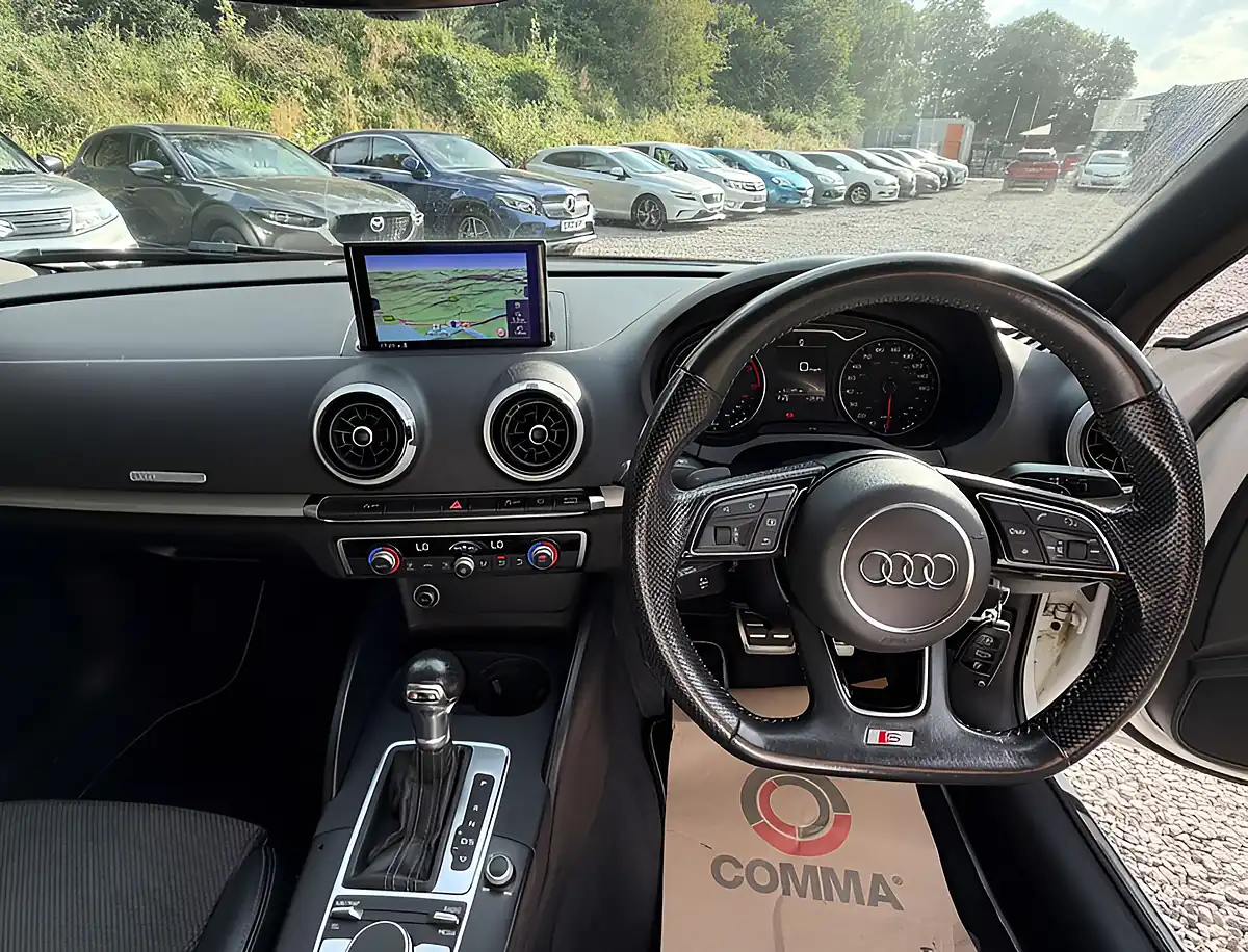 Used 2018 Audi A3 S Line Glacier White - Interior and Exterior details 19