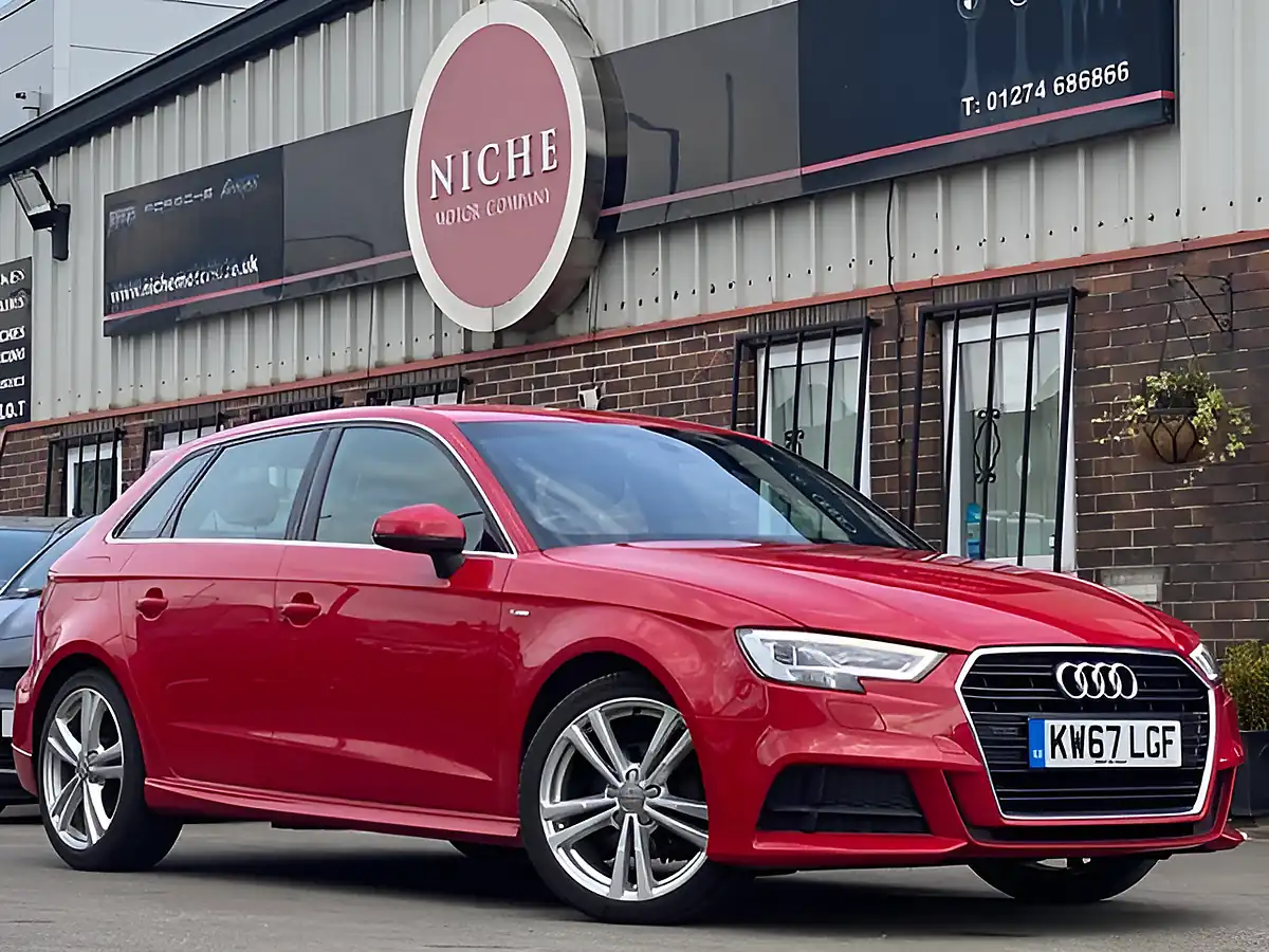 Used 2018 Audi A3 S Line Red - Front View