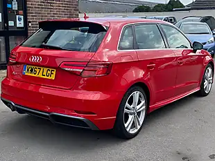 Used 2018 Audi A3 S Line Red - Interior and Exterior details 6