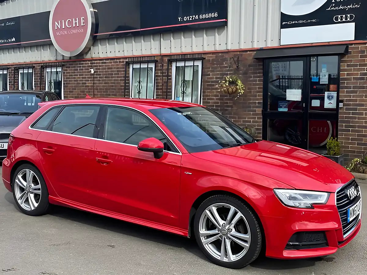 Used 2018 Audi A3 S Line Red - Interior and Exterior details 7