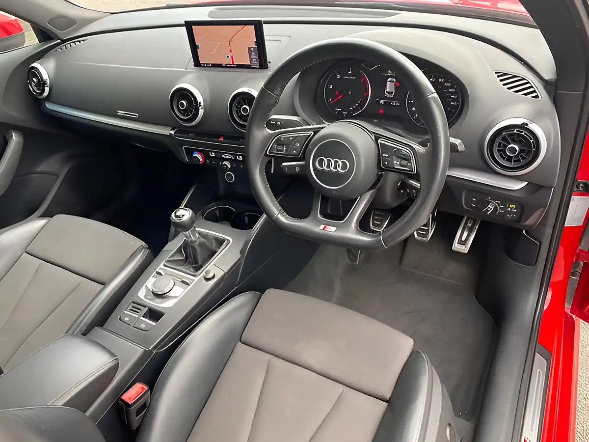 Used 2018 Audi A3 S Line Red - Interior and Exterior details 8