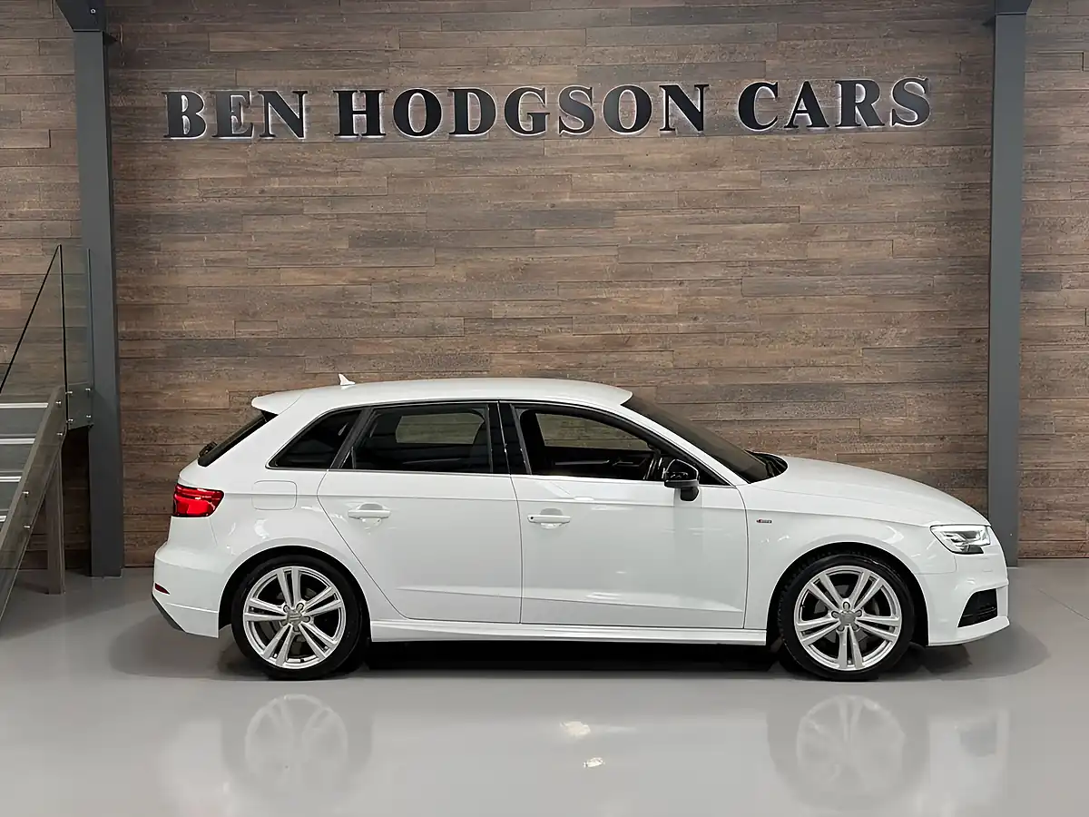 Used 2018 Audi A3 S Line White - Interior and Exterior details 17