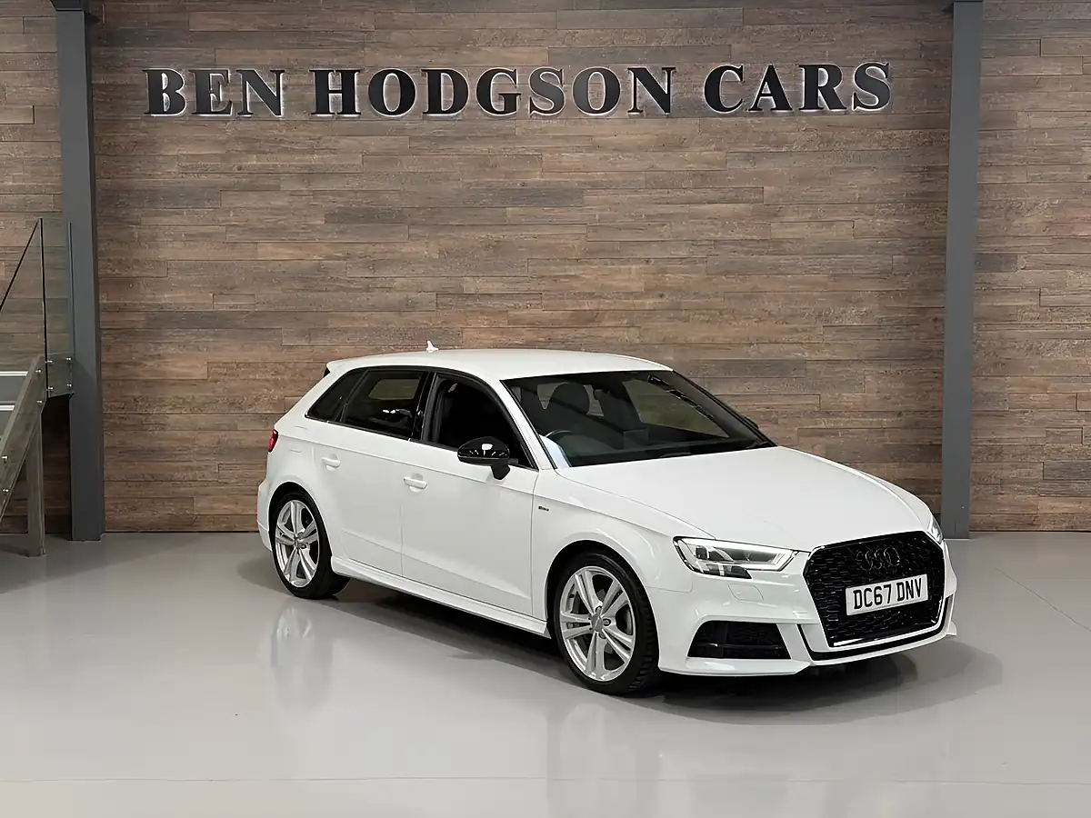 Used 2018 Audi A3 S Line White - Interior and Exterior details 2